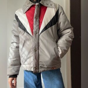 Vintage Camel goosedown puffer jacket / vest